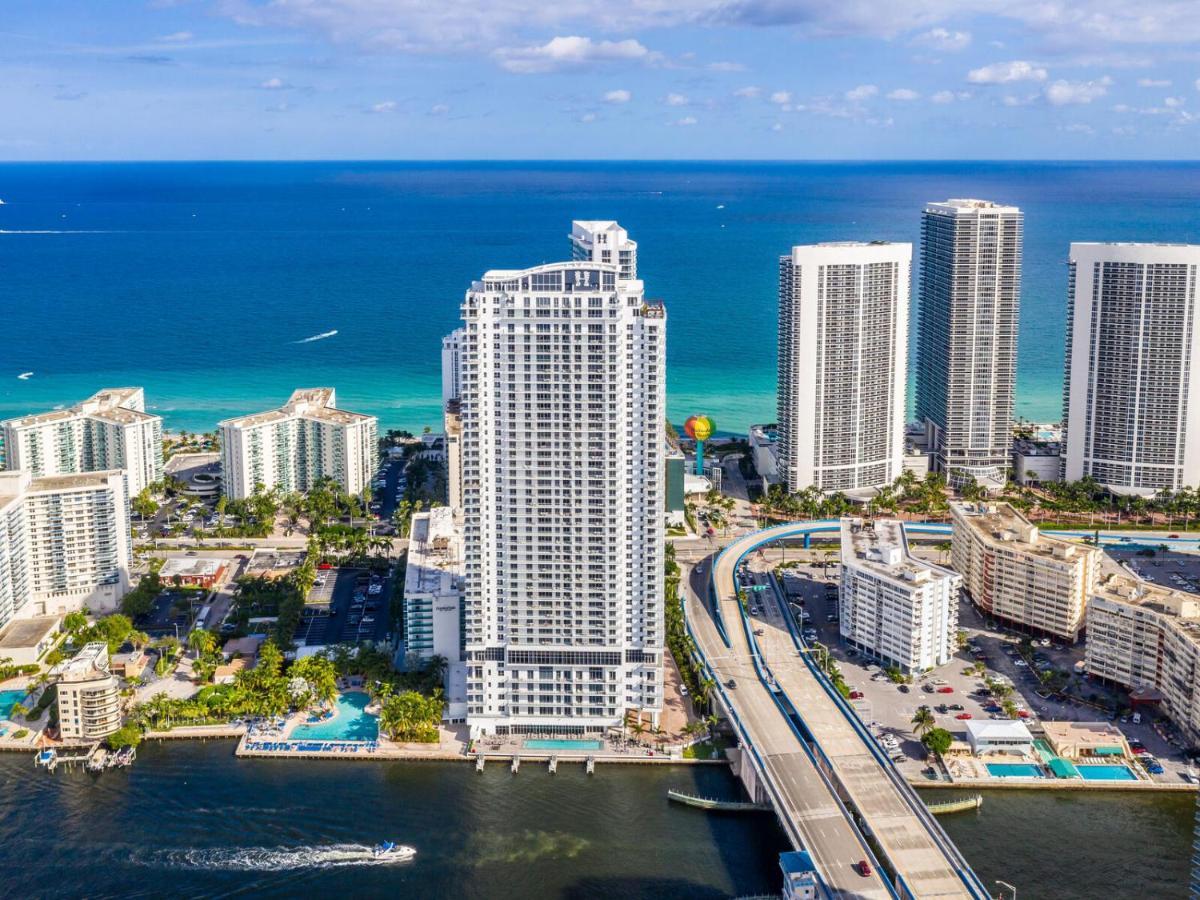 Hyde Beach House Three-Bedroom, Waterfront, Ocean And Intercostal View, Rooftop Pool, 5 Min Walk To Beach Hollywood Exteriör bild
