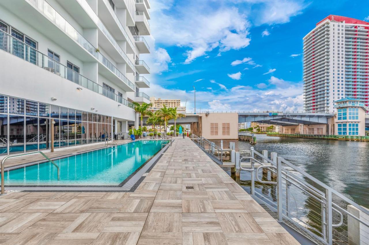 Hyde Beach House Three-Bedroom, Waterfront, Ocean And Intercostal View, Rooftop Pool, 5 Min Walk To Beach Hollywood Exteriör bild