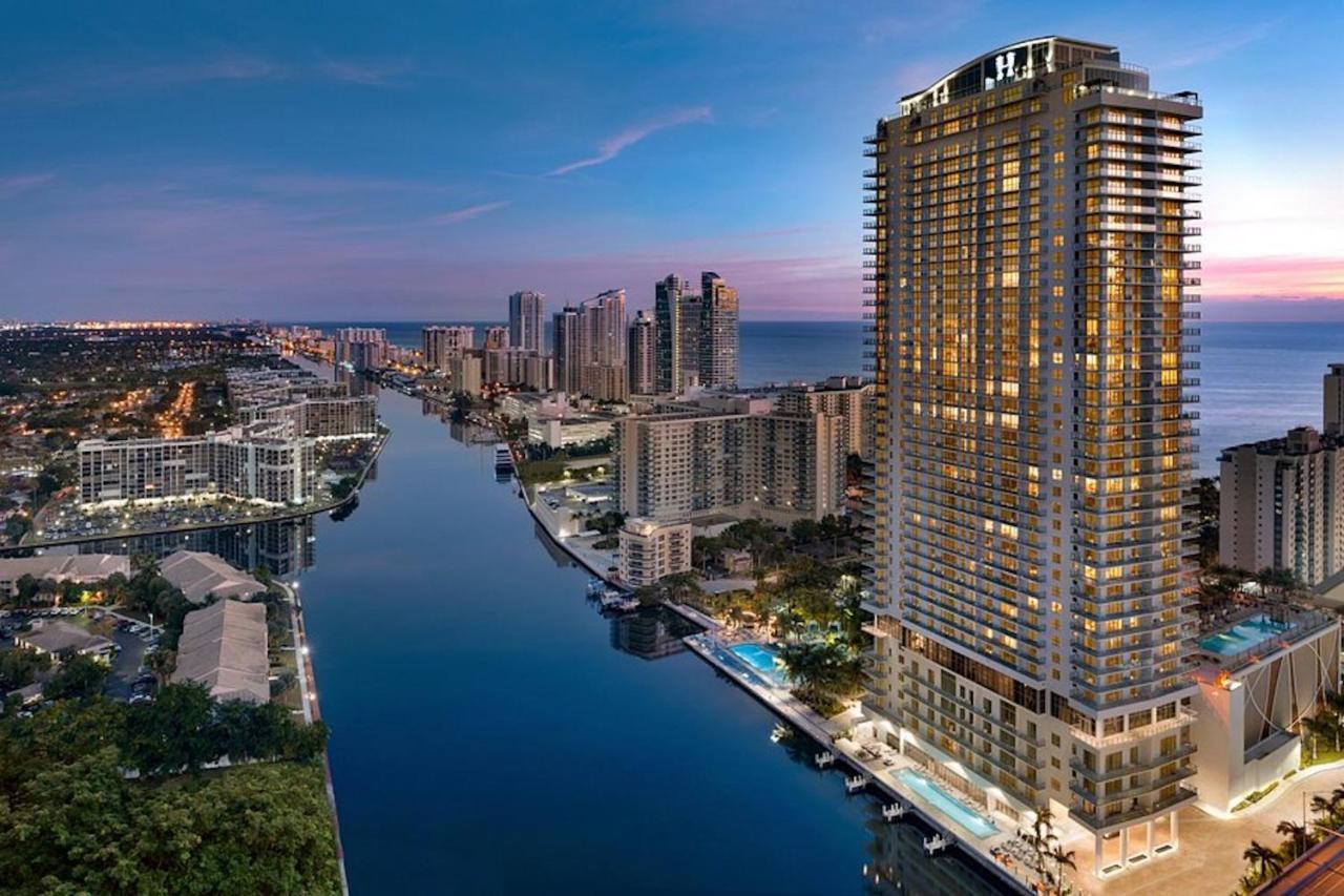 Hyde Beach House Three-Bedroom, Waterfront, Ocean And Intercostal View, Rooftop Pool, 5 Min Walk To Beach Hollywood Exteriör bild