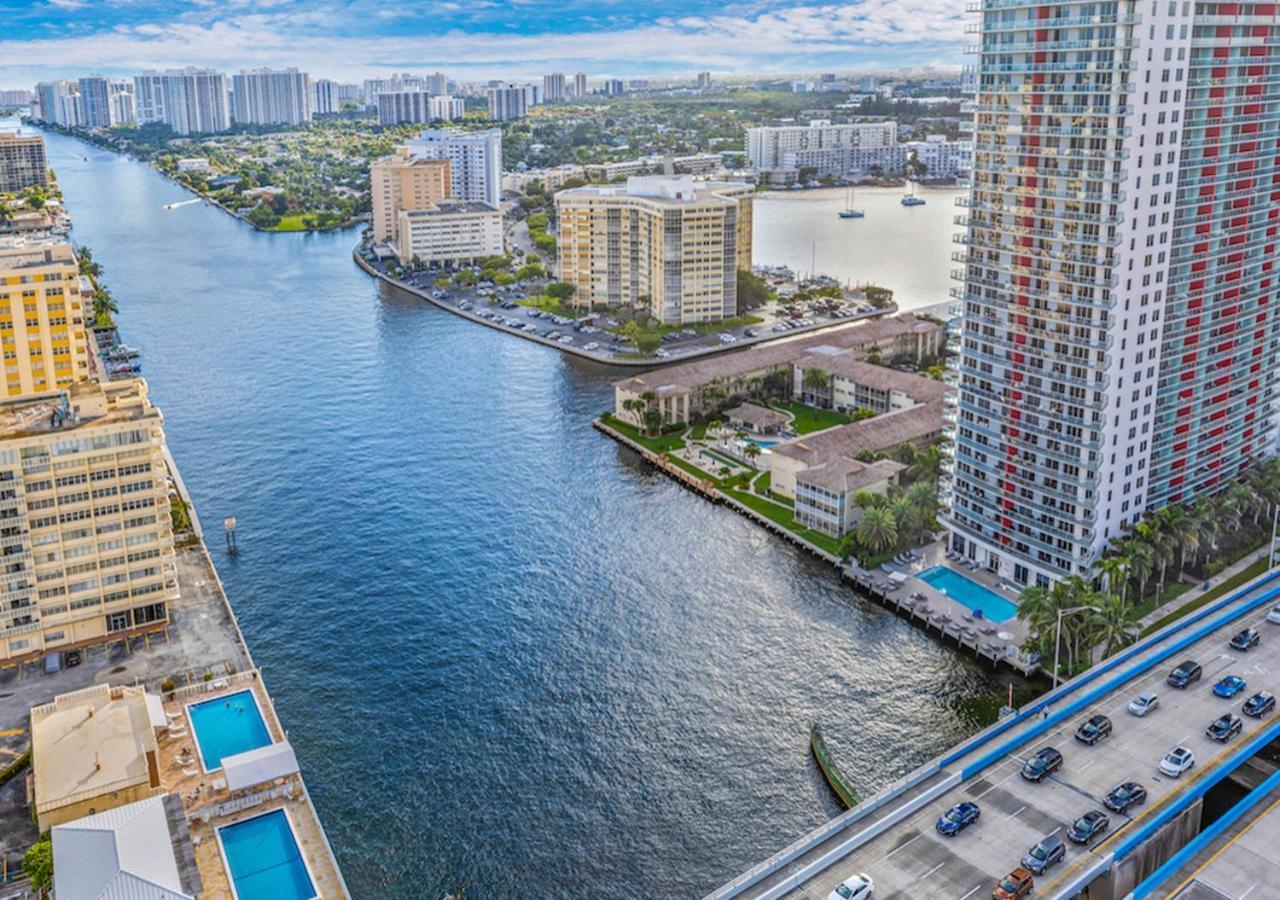 Hyde Beach House Three-Bedroom, Waterfront, Ocean And Intercostal View, Rooftop Pool, 5 Min Walk To Beach Hollywood Exteriör bild